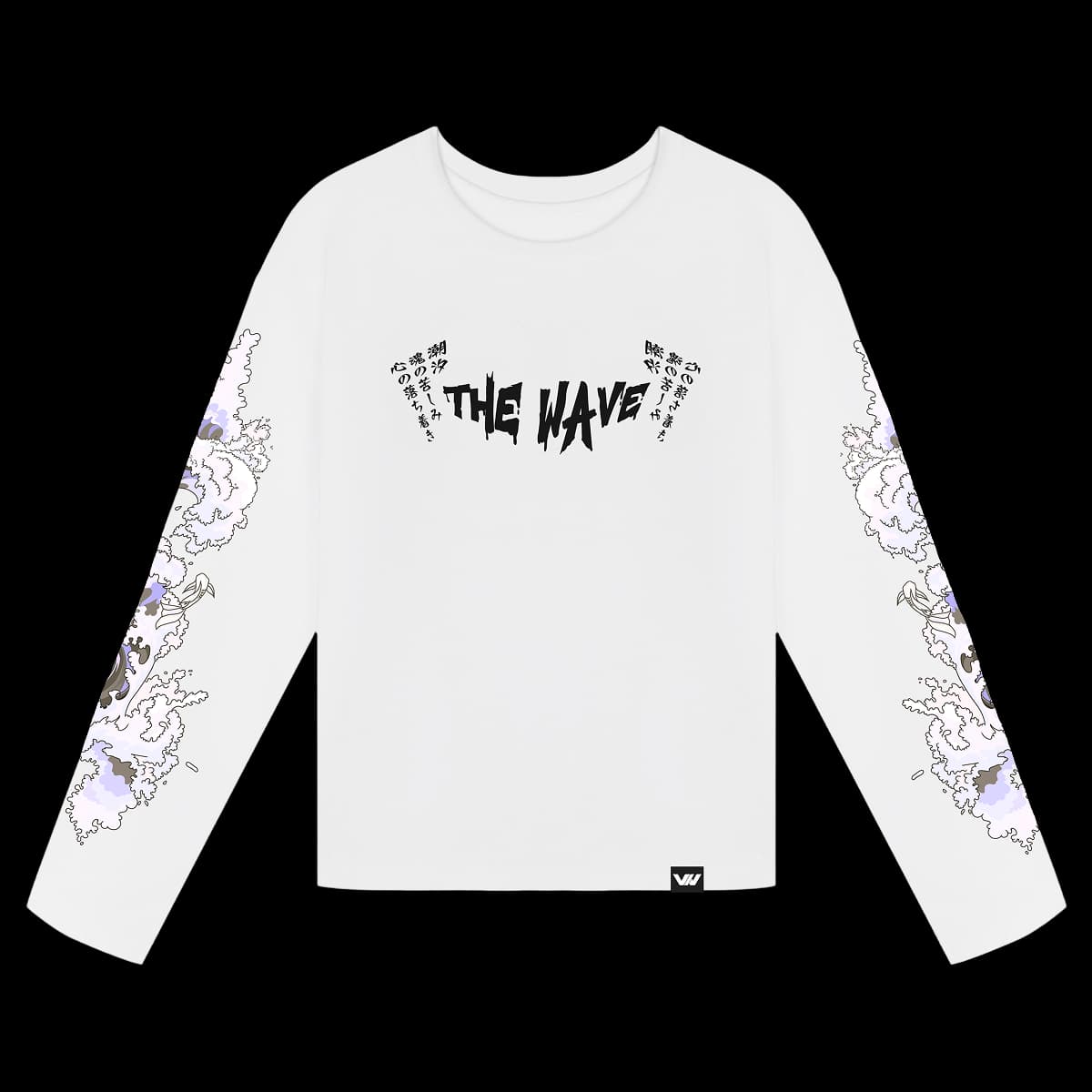 Лонгслив Волны океана