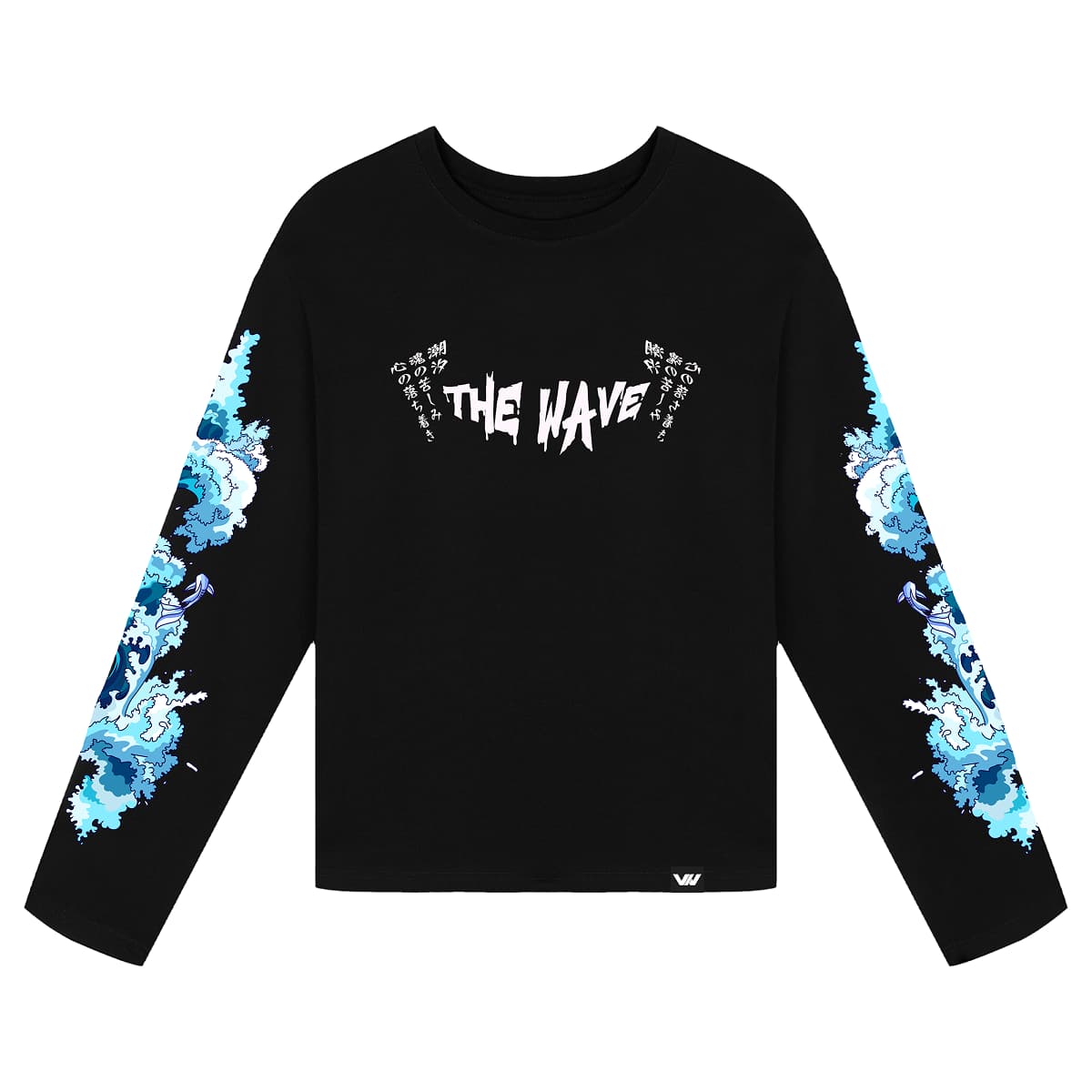 Лонгслив Волны моря